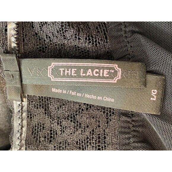 VICTORIA'S SECRET The LACIE & Robe Set Size L BABYDOLL NIGHTIE CHEMISE LINGERIE - Picture 12 of 16